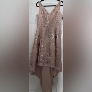 sequin hi low calvin klein dress- size 12